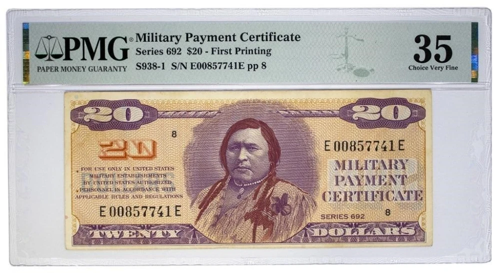 PMG VF-35 Series 692 $20 MPC