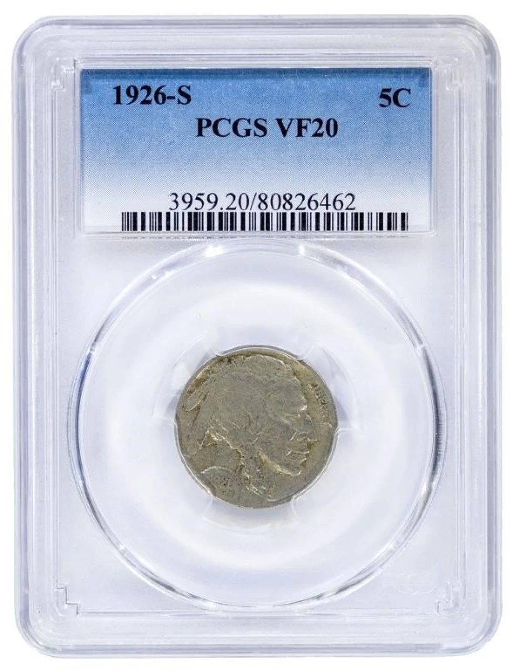 PCGS VF-20 1926-S Nickel