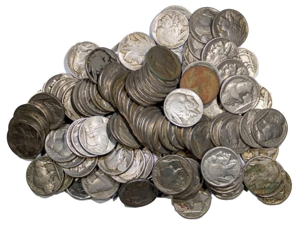 3 Rolls of Circ. Buffalo Nickels