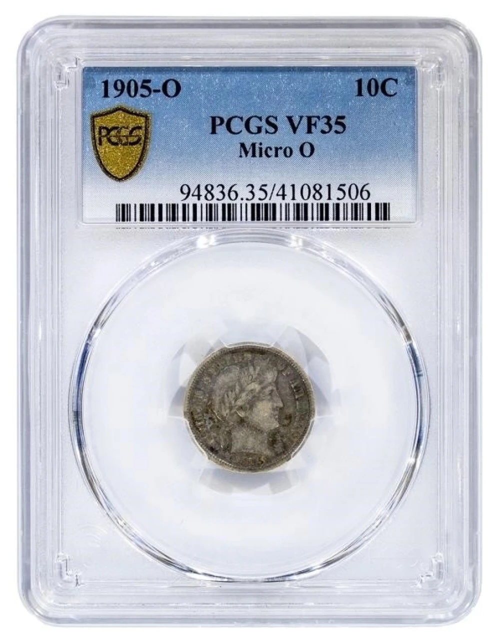 PCGS VF-25 1905-O Dime