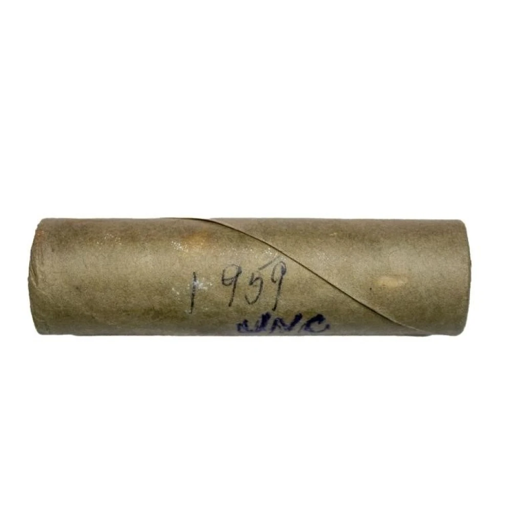 A 2nd Bank Wrapped Roll of 1959 Roosevelt Dimes