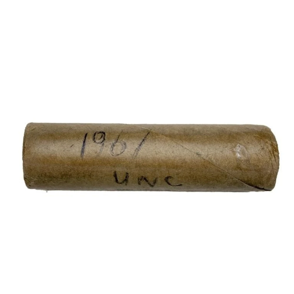 Bank Wrapped Roll of 1961 Roosevelt Dimes