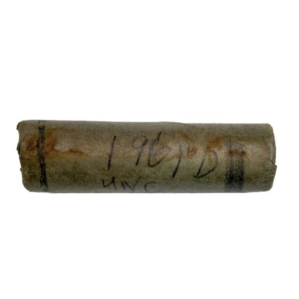 Bank Wrapped Roll of 1961-D Roosevelt Dimes