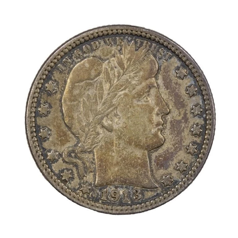 Scarce Original EF-40 1913 Barber Quarter