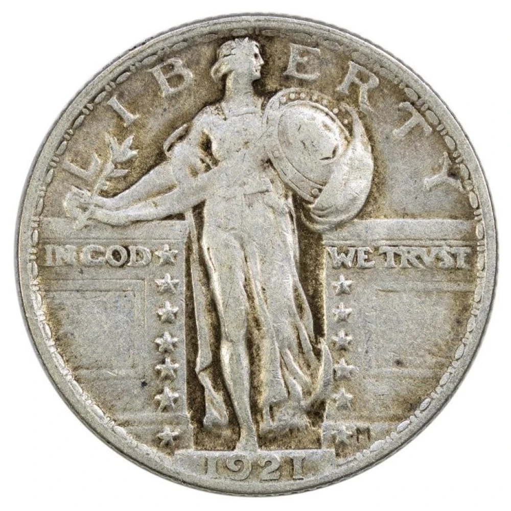 VF-20 1921 Quarter