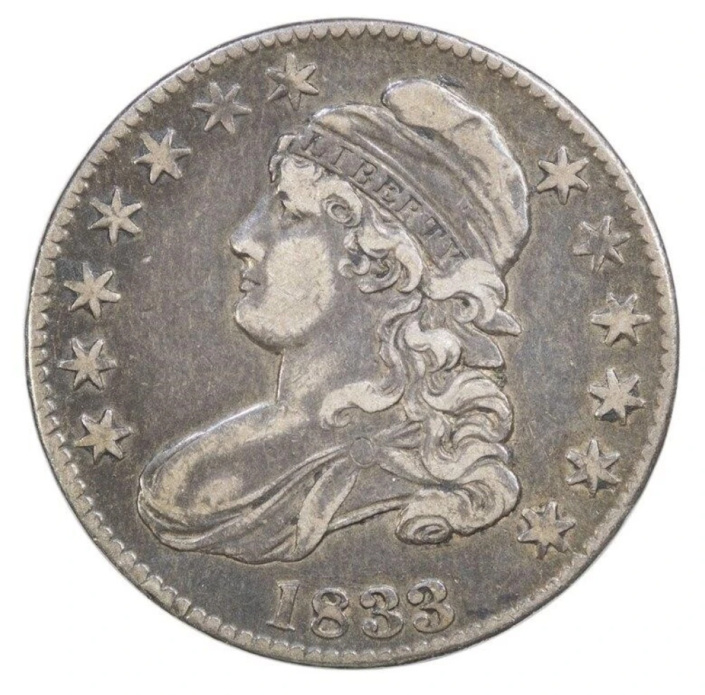 VF-25 1833 Half Dollar