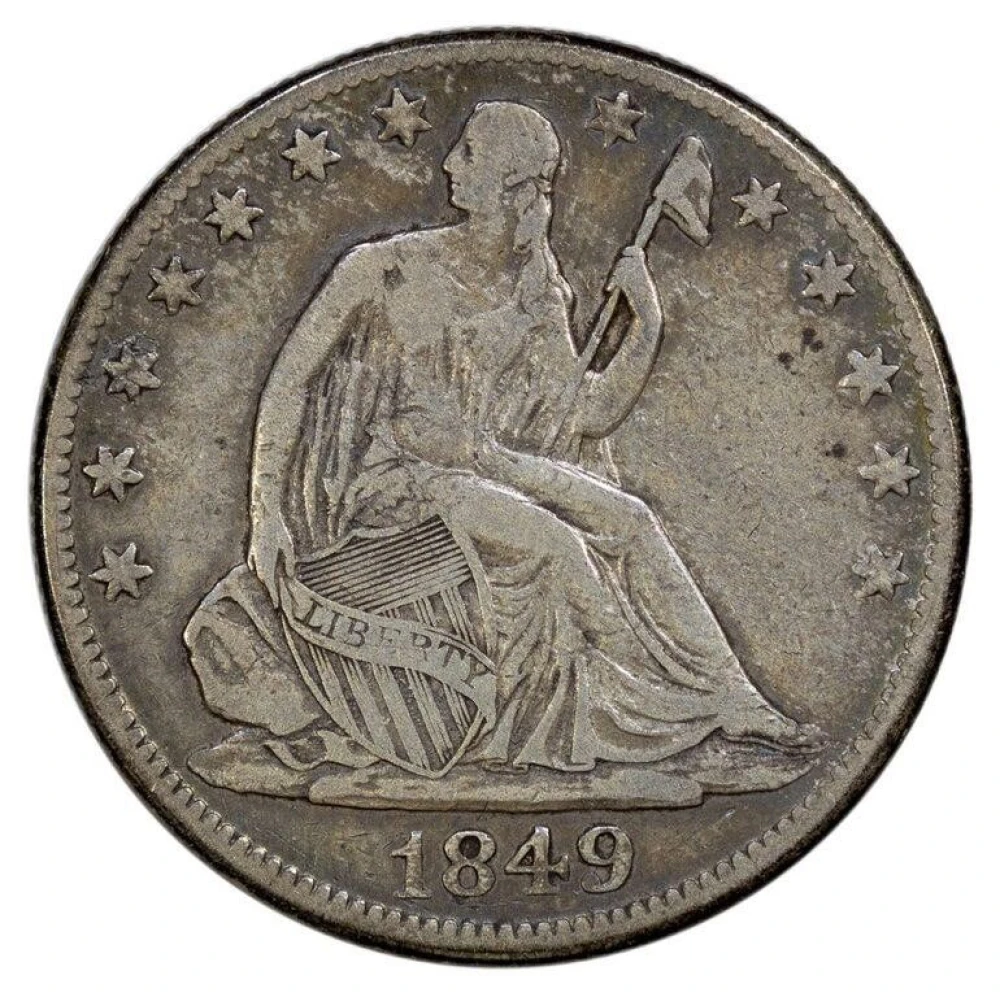 VF-20 1849-O Half Dollar