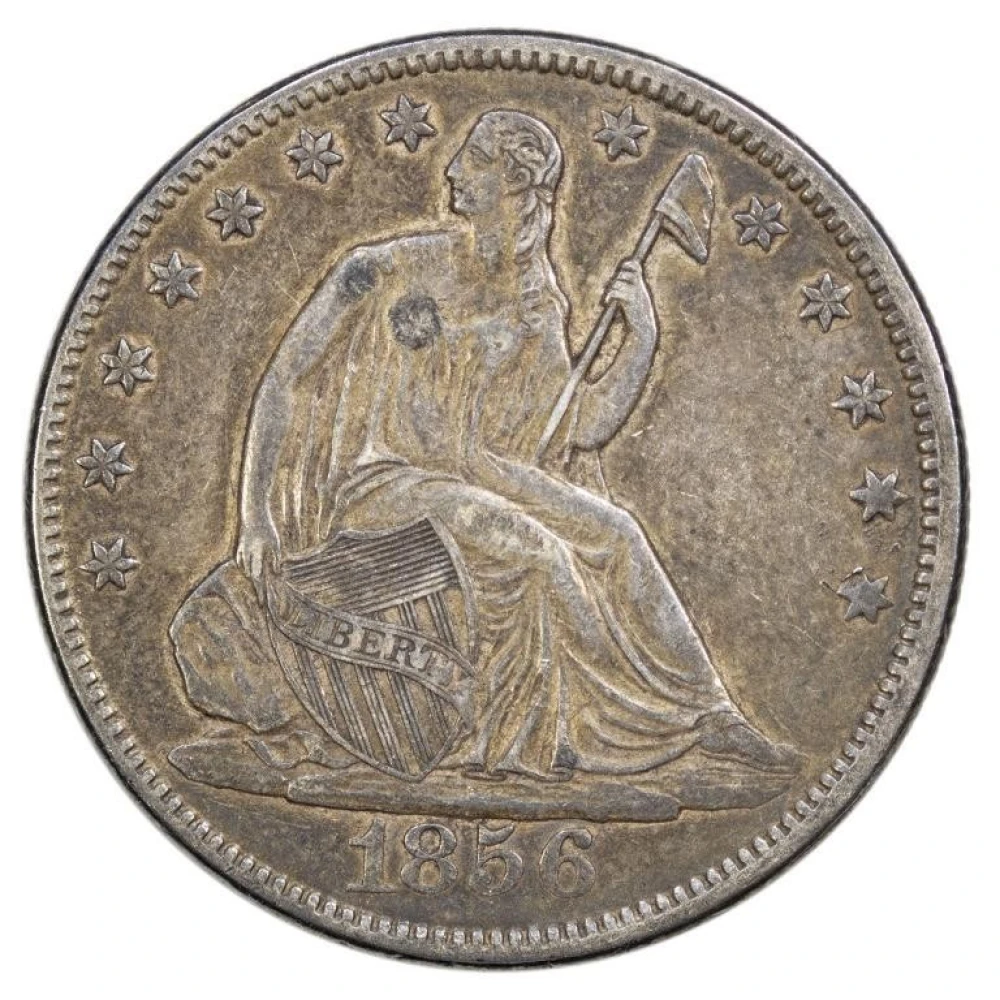 EF-45 to AU-50 1856 Half Dollar