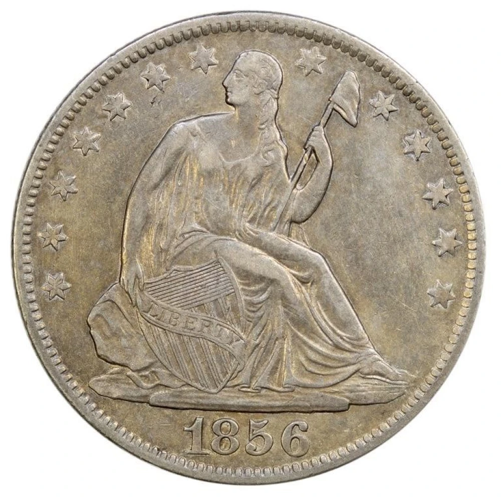 AU-50 Details 1856-O Half Dollar
