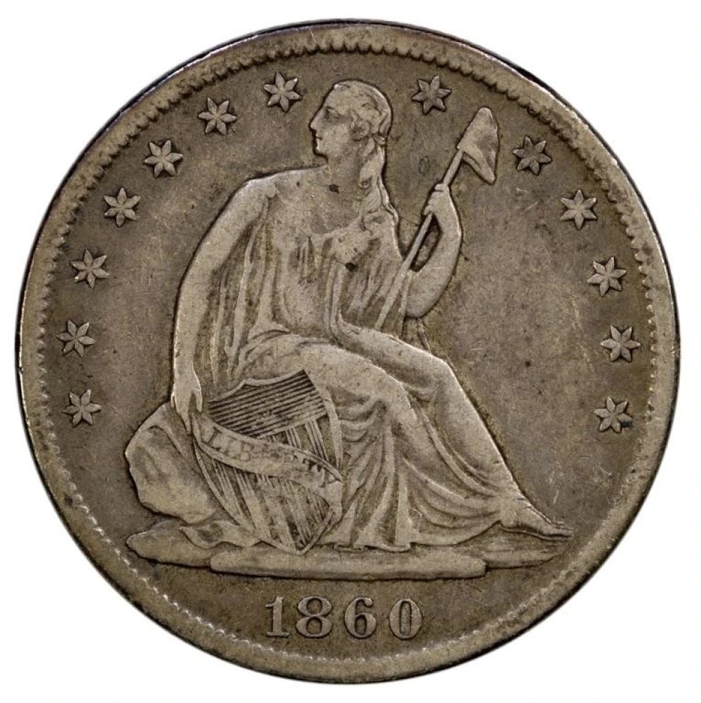VF-20 1860-S Half Dollar