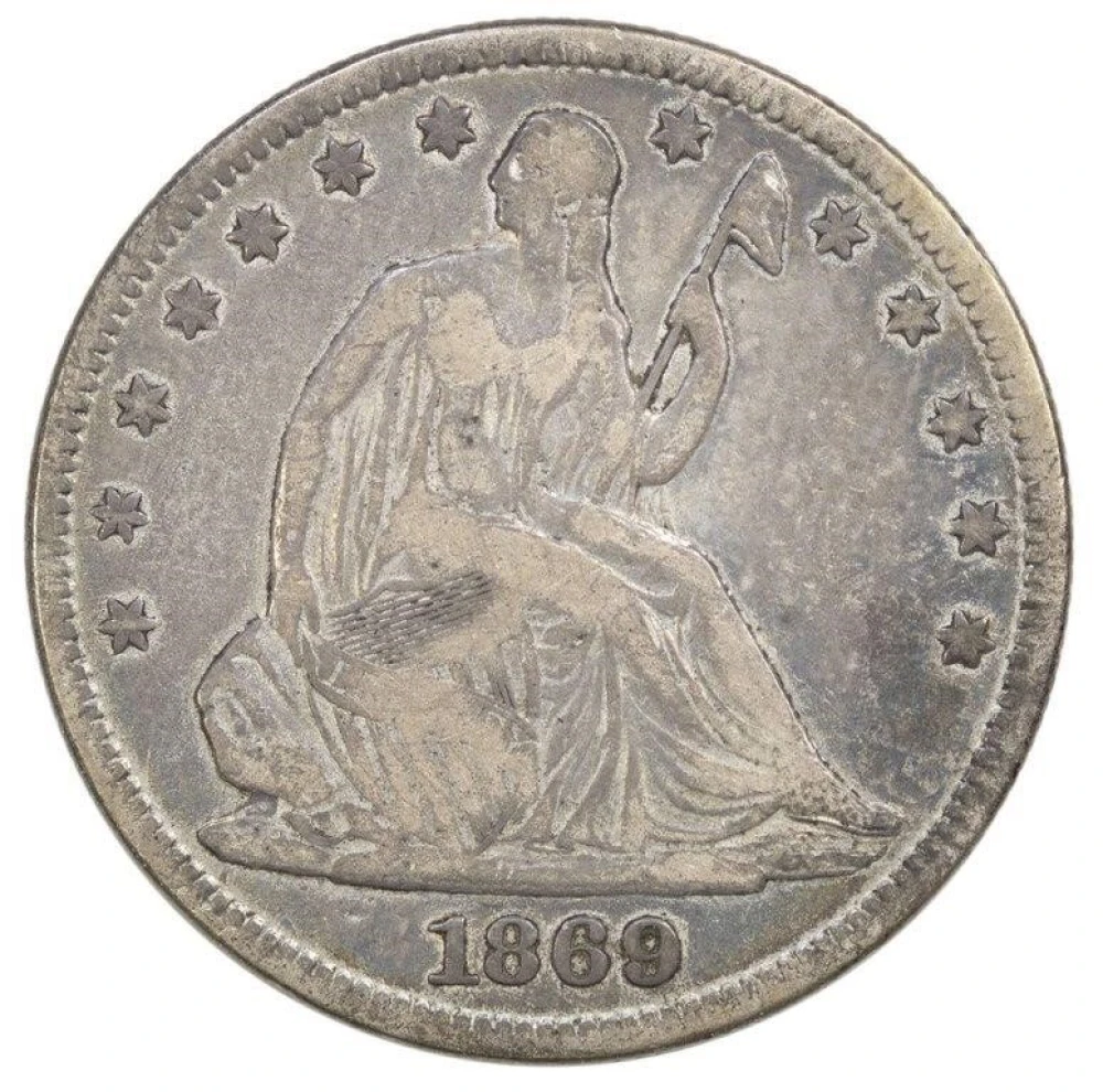 VG-8 1869 Half Dollar