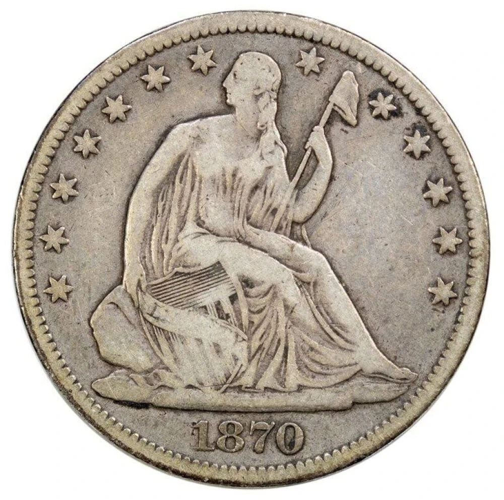 VG-10 1870-S Half Dollar