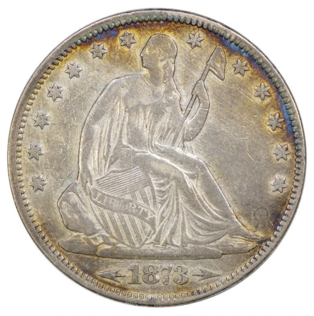 VF-30 Details 1873 Arrows Half Dollar