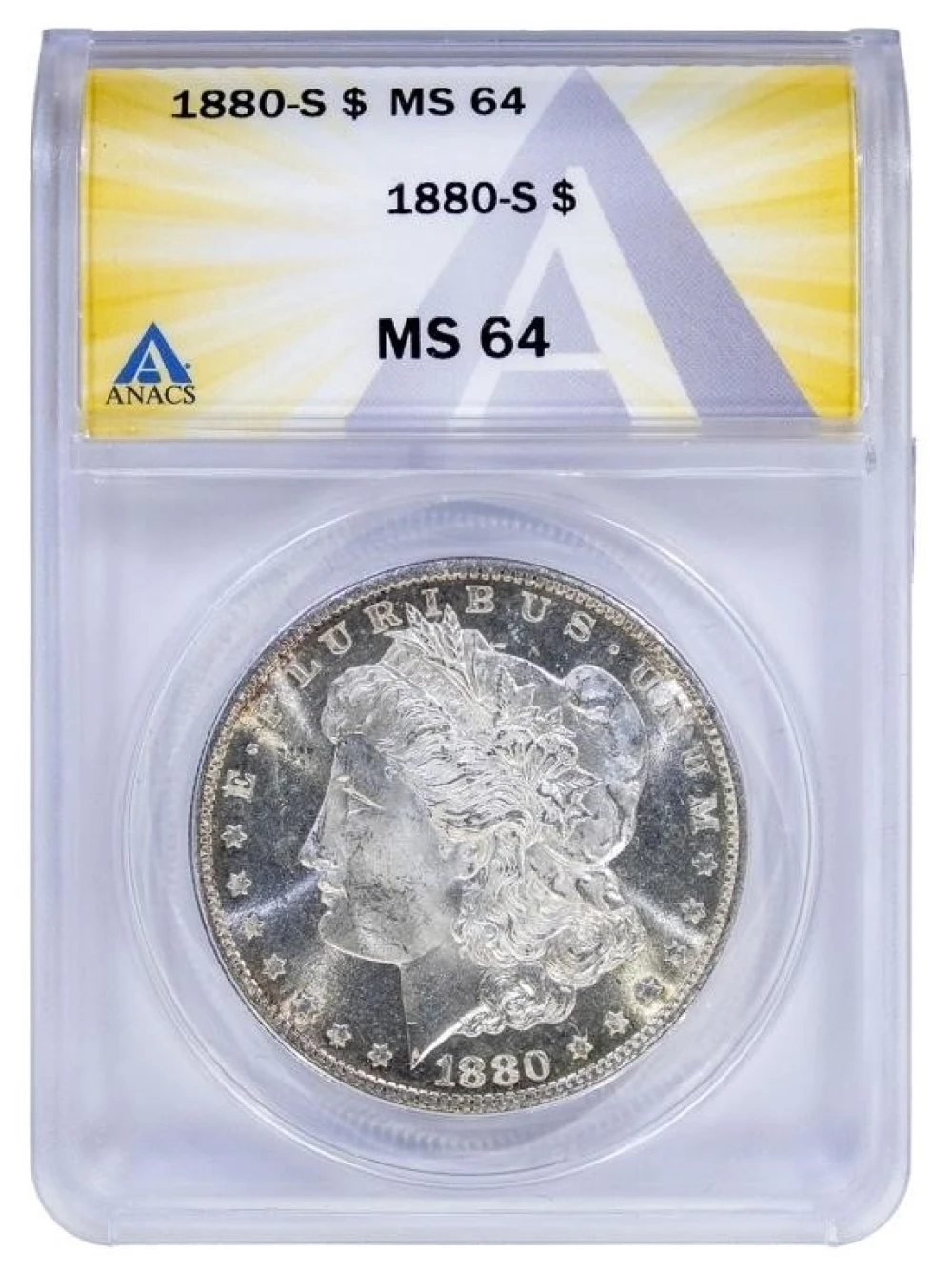 ANACS MS-64 1880-S Morgan Dollar