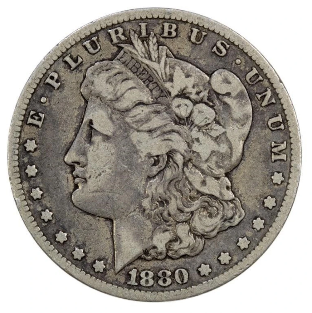 F-12 1880-CC Morgan Dollar