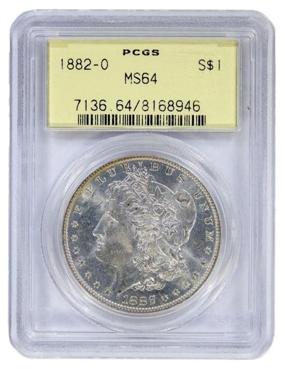PCGS MS-64 1882-O Morgan $1