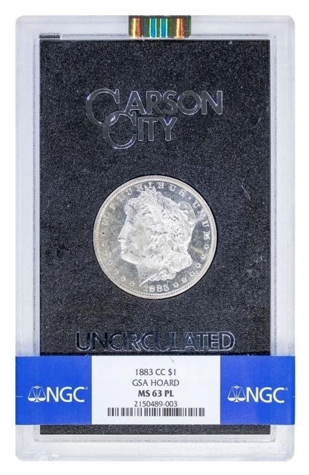NGC MS-63 PL 1883-CC GSA Morgan $1