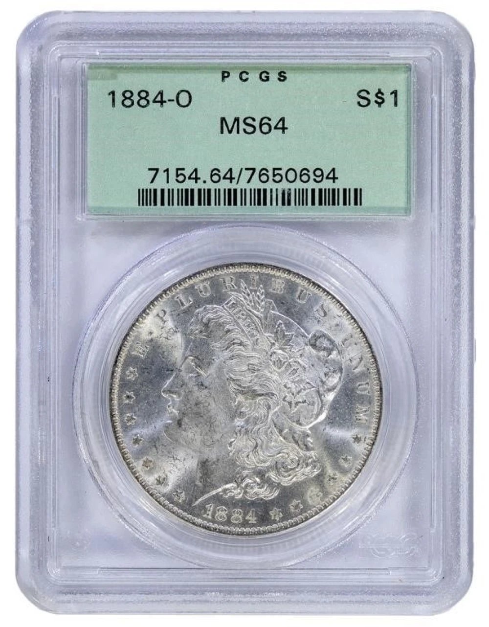 PCGS MS-64 1884-O Morgan $1