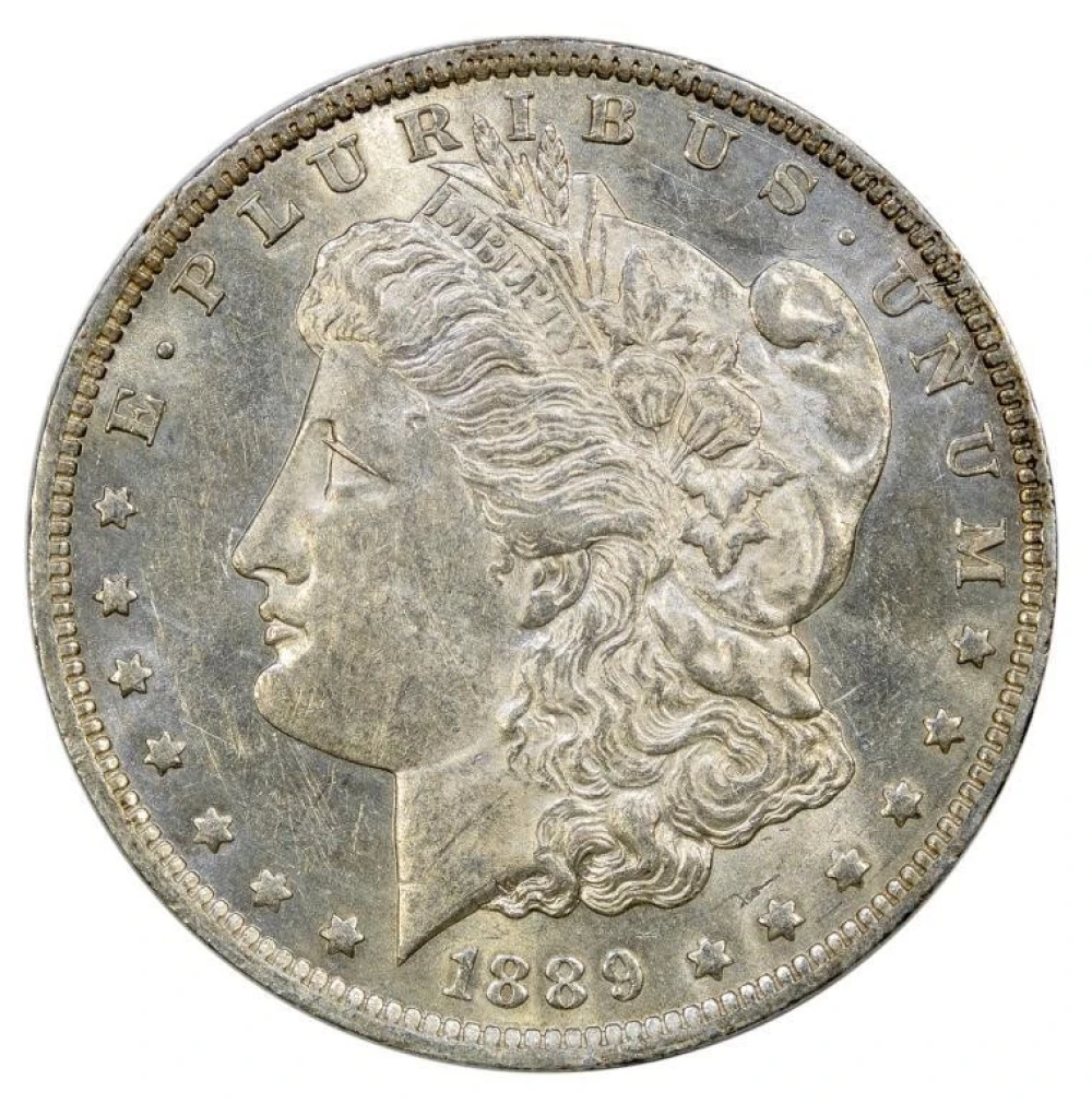 AU-58 1889-O Morgan Dollar