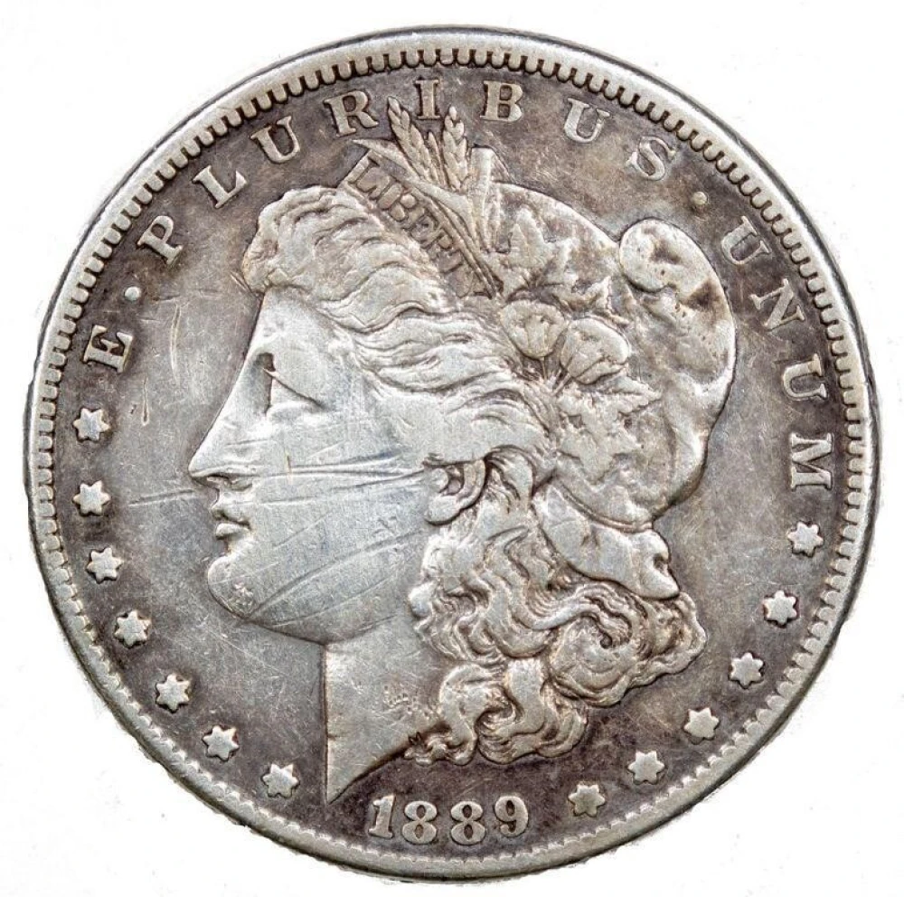 VF-20 Details 1889-CC Morgan Dollar