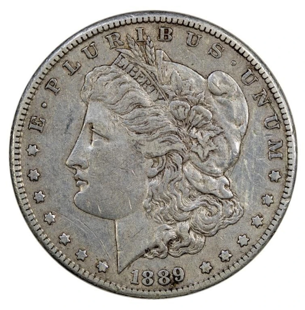 EF-40 Details 1889-CC Morgan $1
