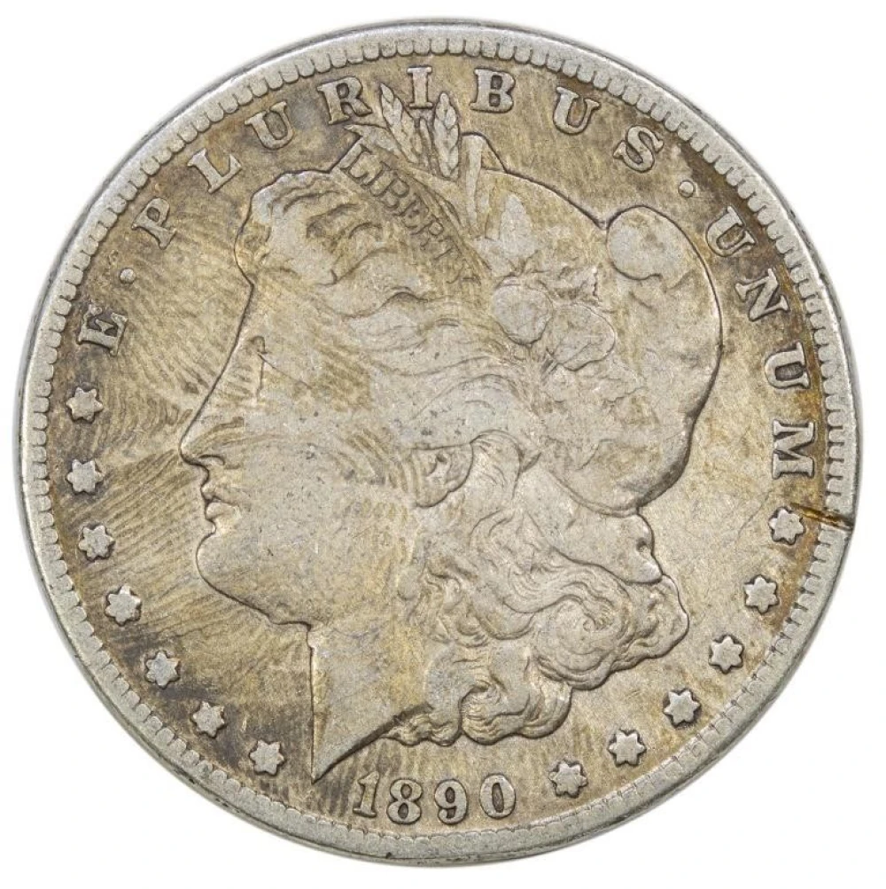 VF-20 Details 1890-CC Morgan Dollar