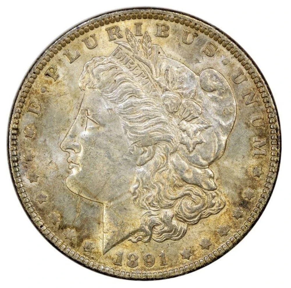 MS-62 1891 Morgan $1