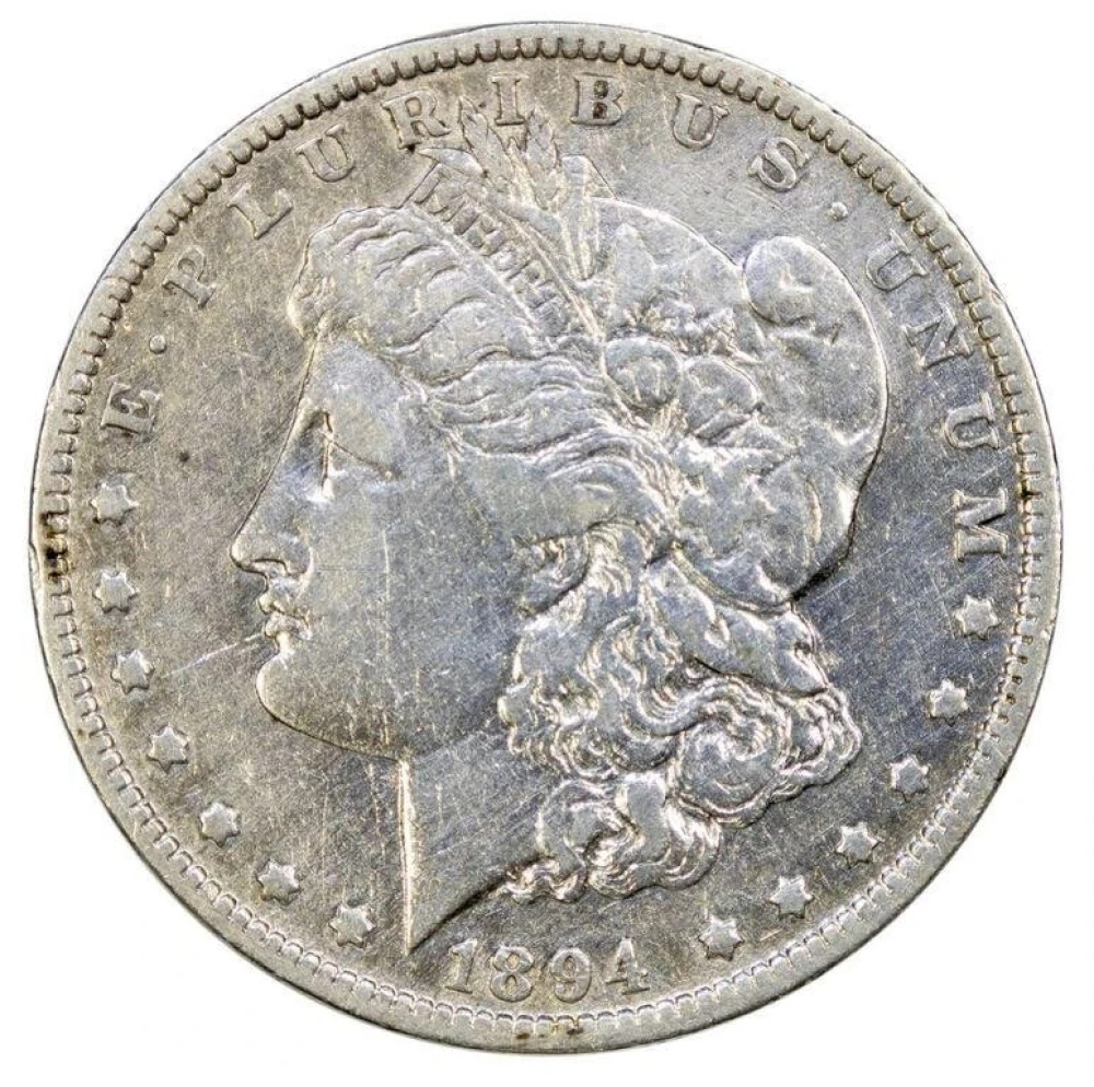 VF-20 Details 1894 Morgan $1