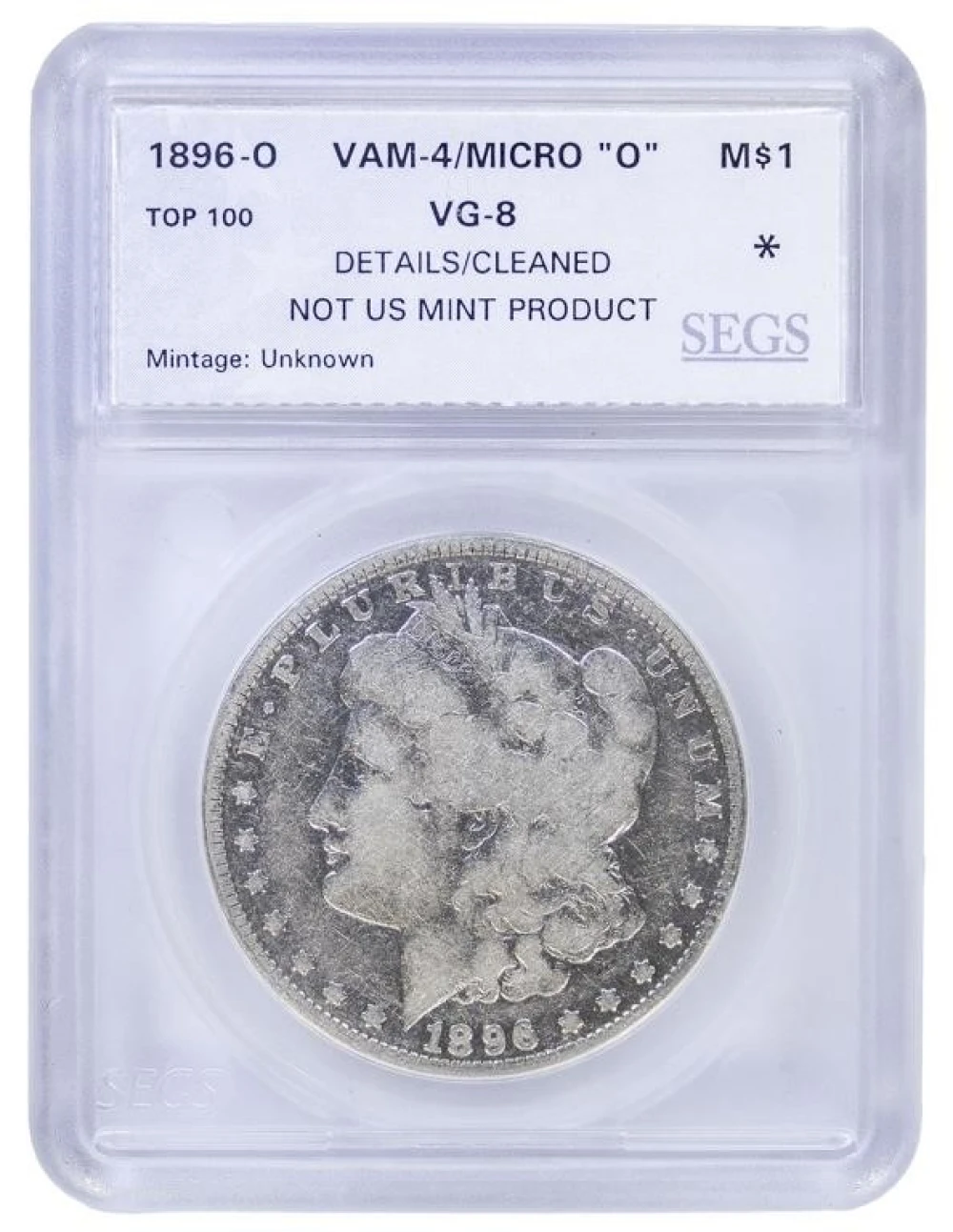 Pair of SEGS Micro O Morgan Dollars
