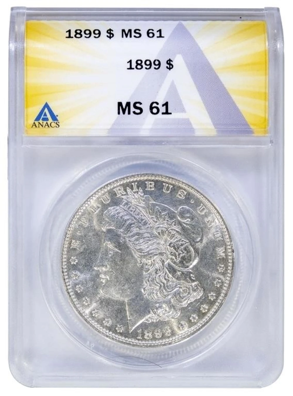ANACS MS-61 1899 Morgan Dollar