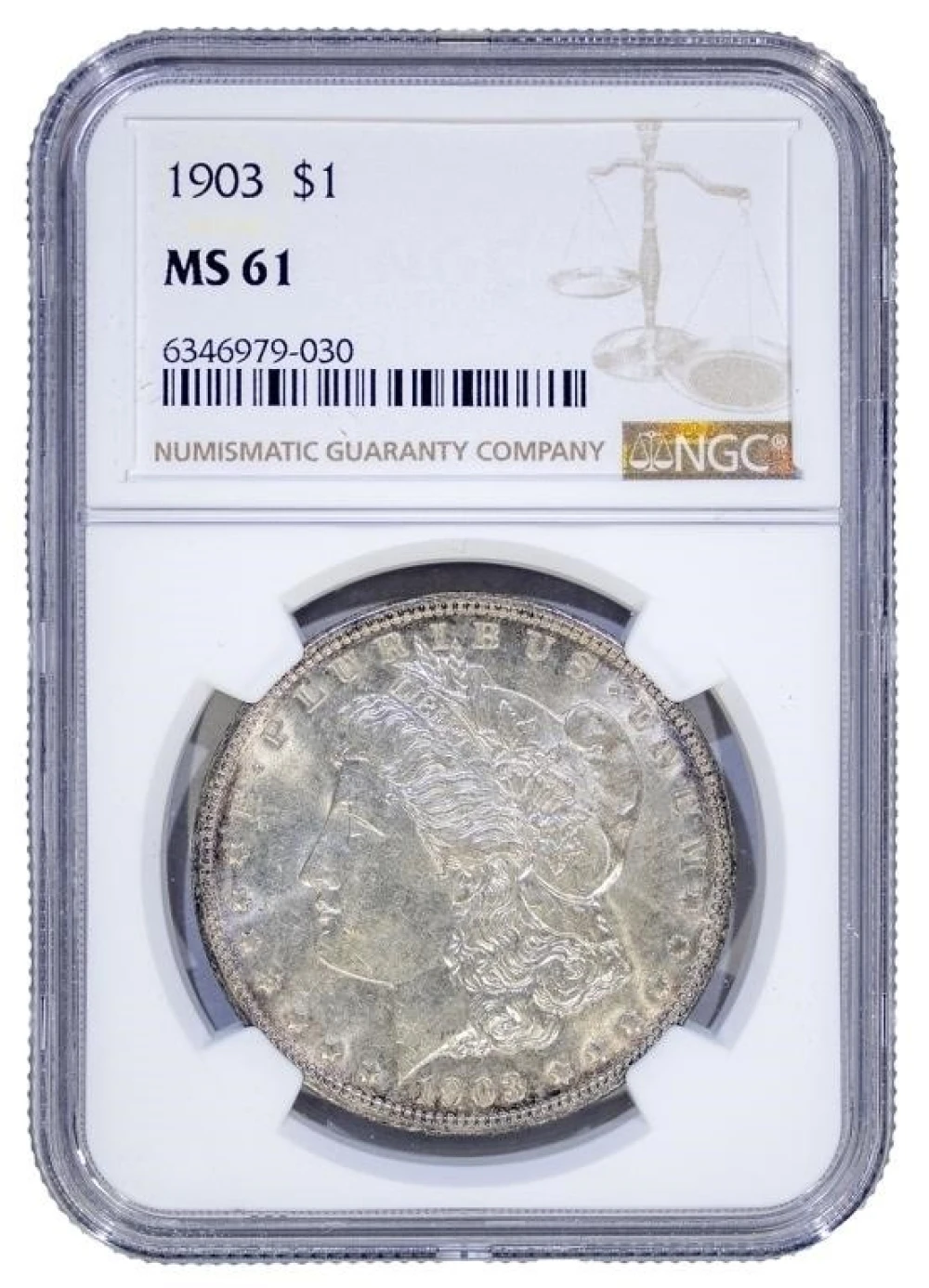 NGC MS-61 1903 Morgan Dollar