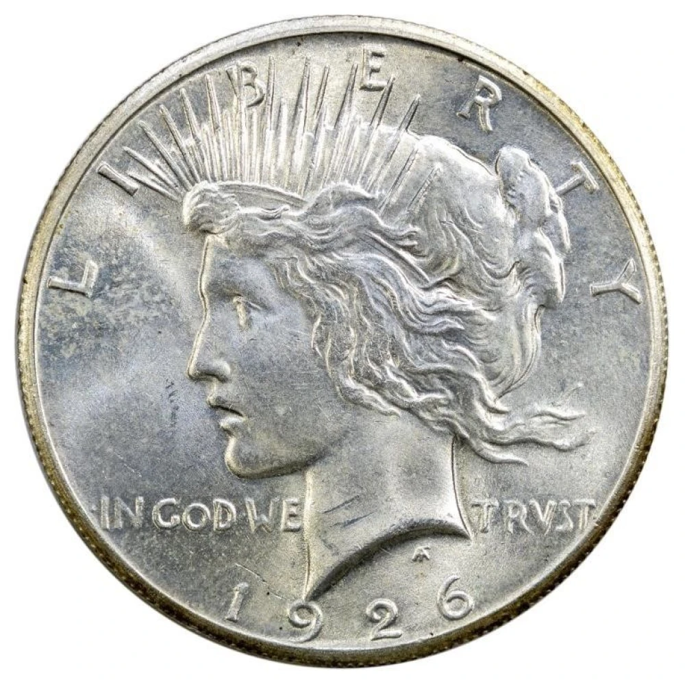 MS-63 1926 Peace $1