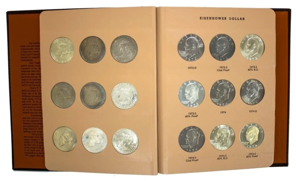 1971-78 Complete Eisenhower Dollar Set