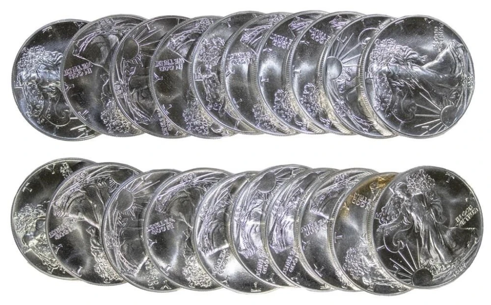 Original 1987 Silver Eagle Roll