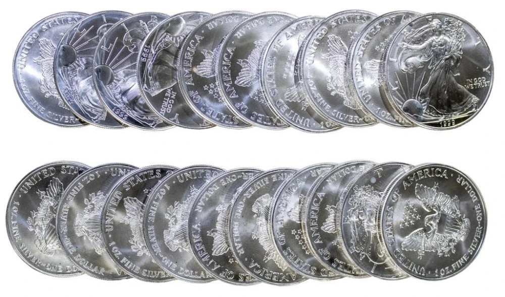 Original 1999 Silver Eagle Roll