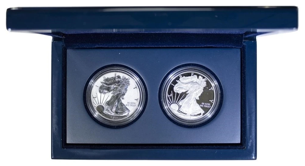2012 San Francisco 2-Coin Silver Eagle Proof Set