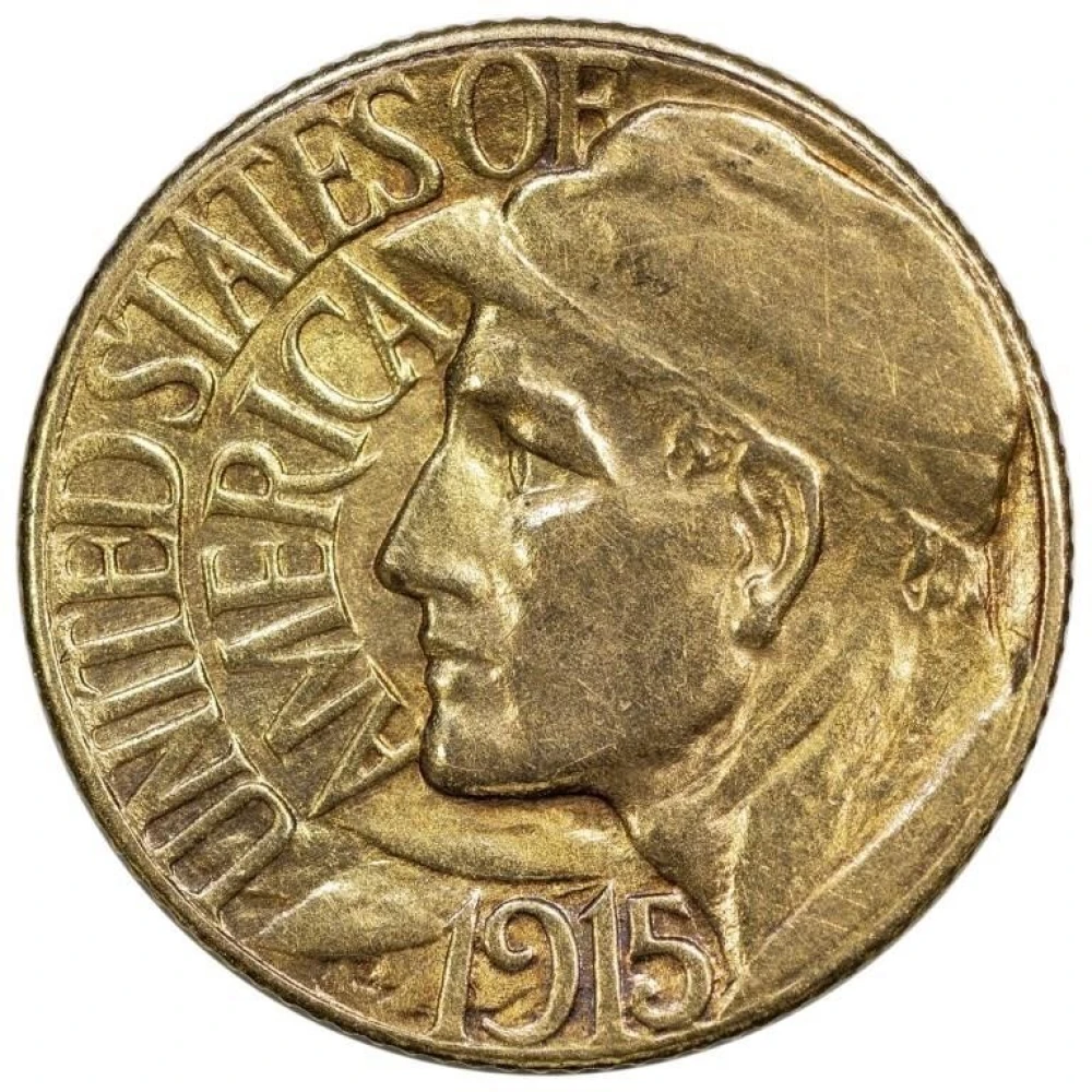 AU-50 1915-S Pan-Pac Gold $1