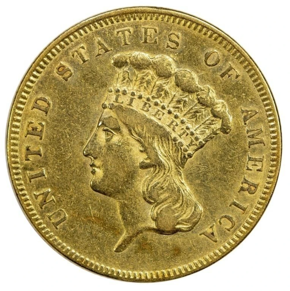 EF-40 Details 1855 Gold $3