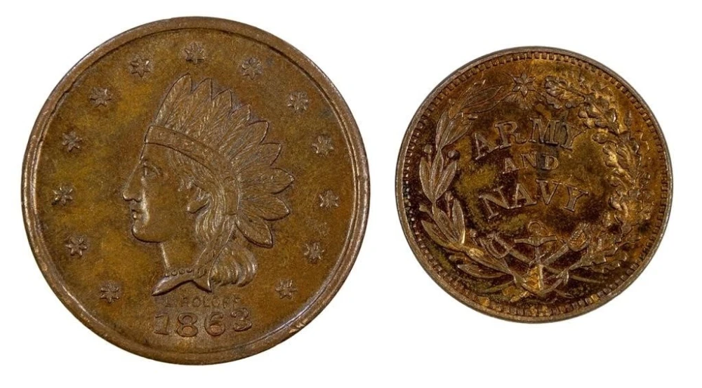 Better Grade Civil War Token Pair