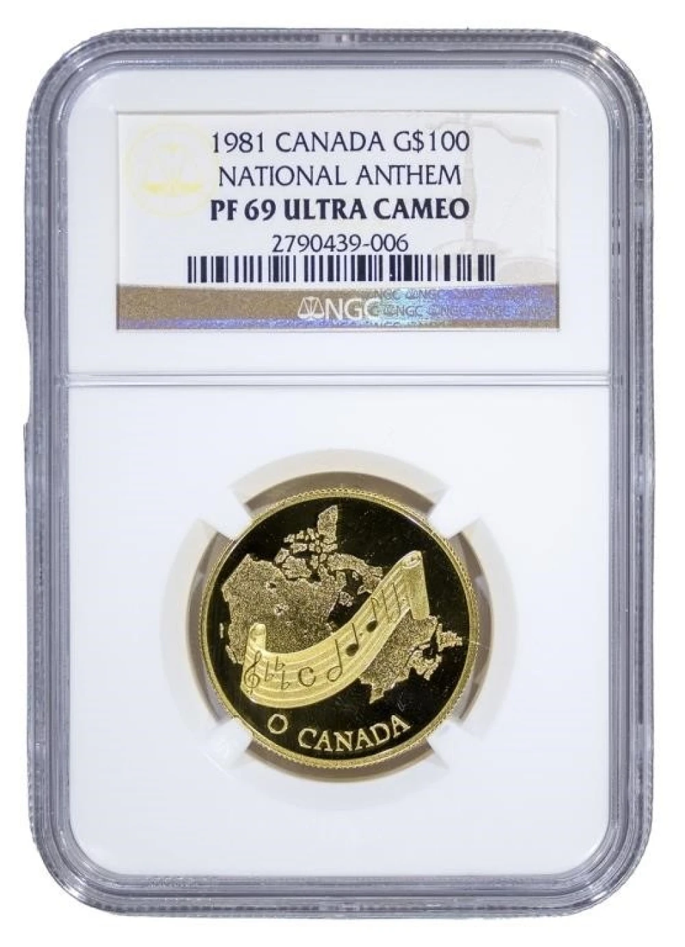 NGC Proof-69 UC 1981 1/2 Ounce Gold