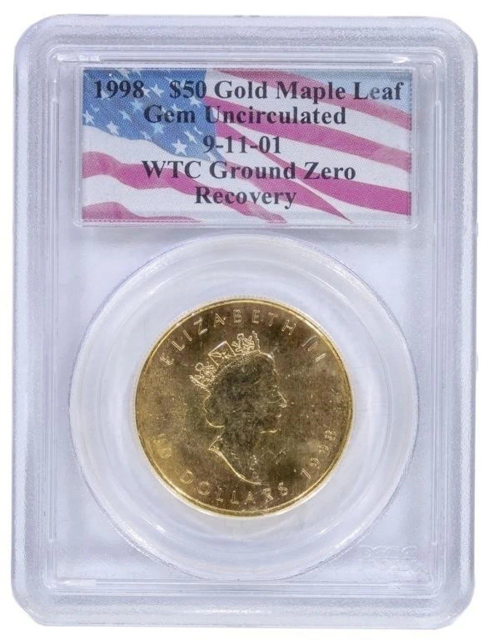 PCGS Ground Zero 1998 Canada Gold $50