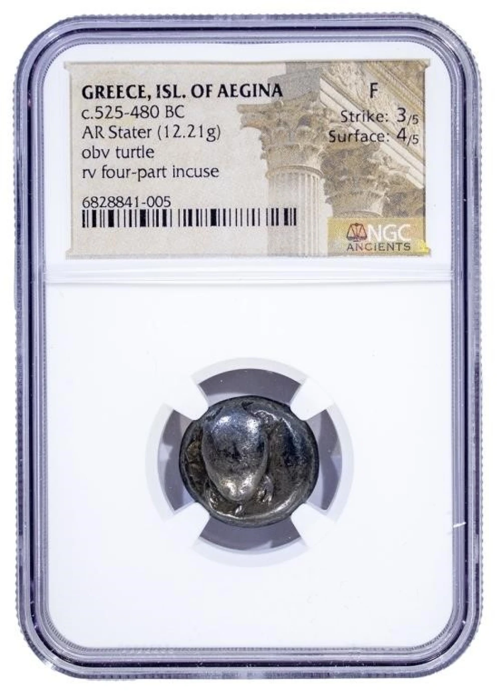 Greece. Aegina. Silver Stater Circa 525-480 BC