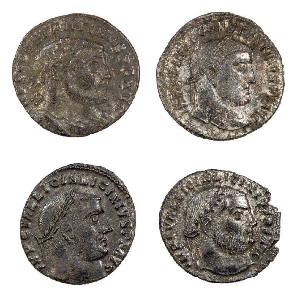Ancient Rome. Four EF Bronze Folii