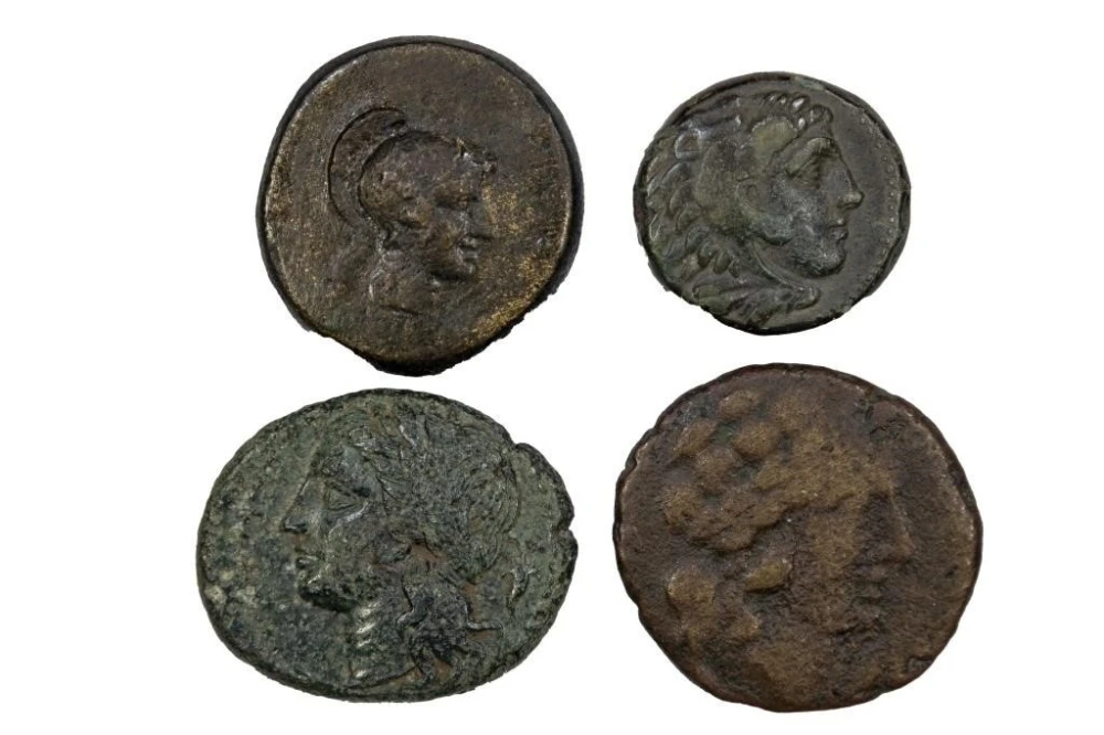 Greco-Roman Small Bronze Coin Quartet
