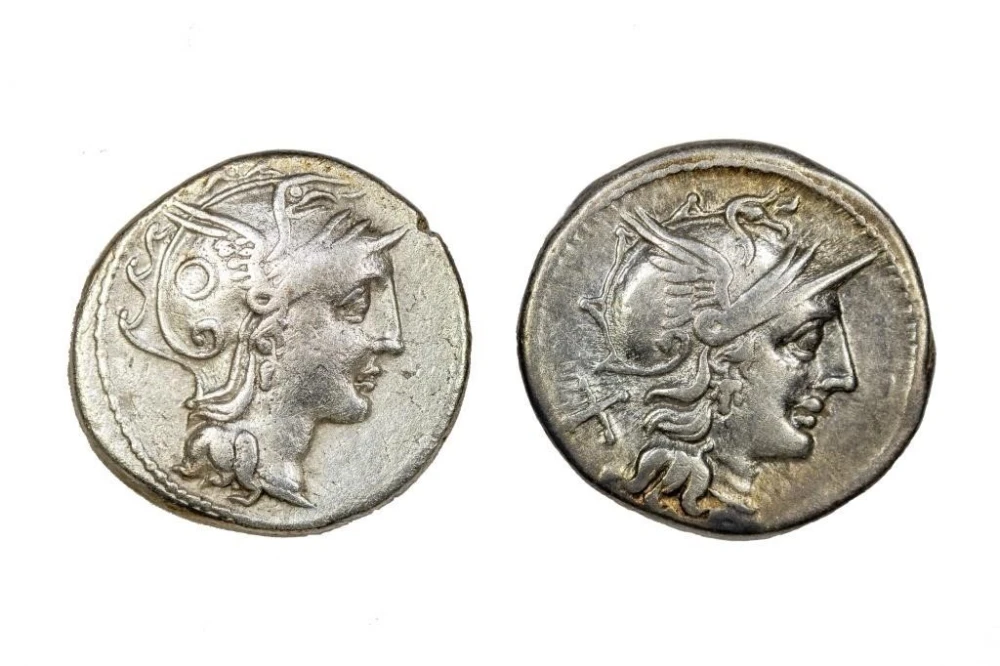 Rome. Republic. Pair of Silver Denarii