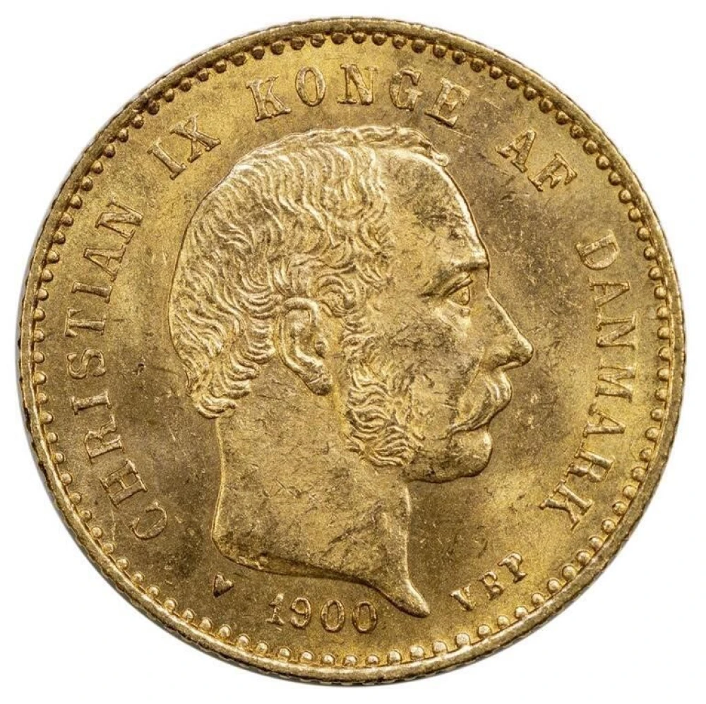 Denmark. MS-64 1900 Gold 10 Kroner