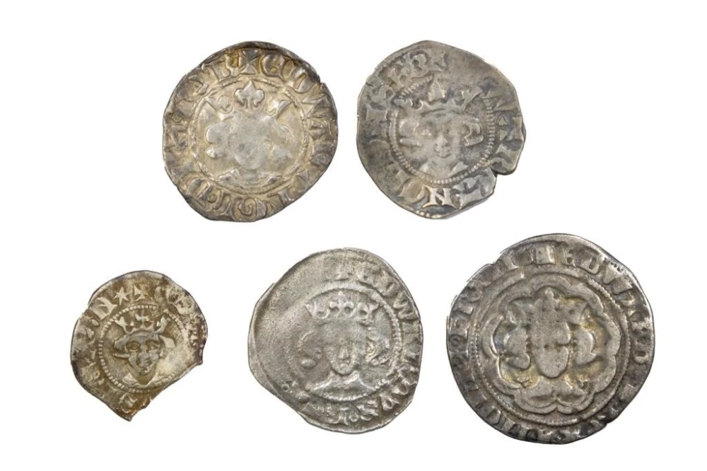 England. Group of Edward Silver Coins