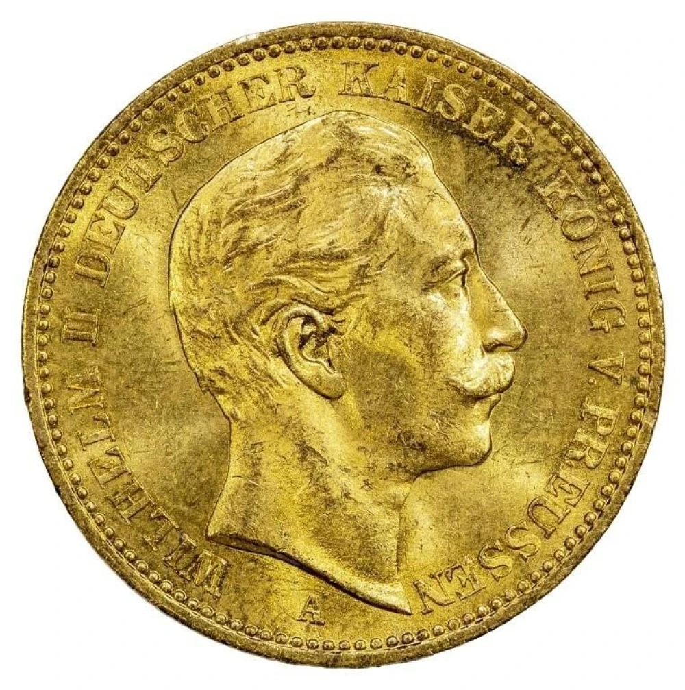 Germany. Prussia. MS-64 1900-A Gold 20 Marks