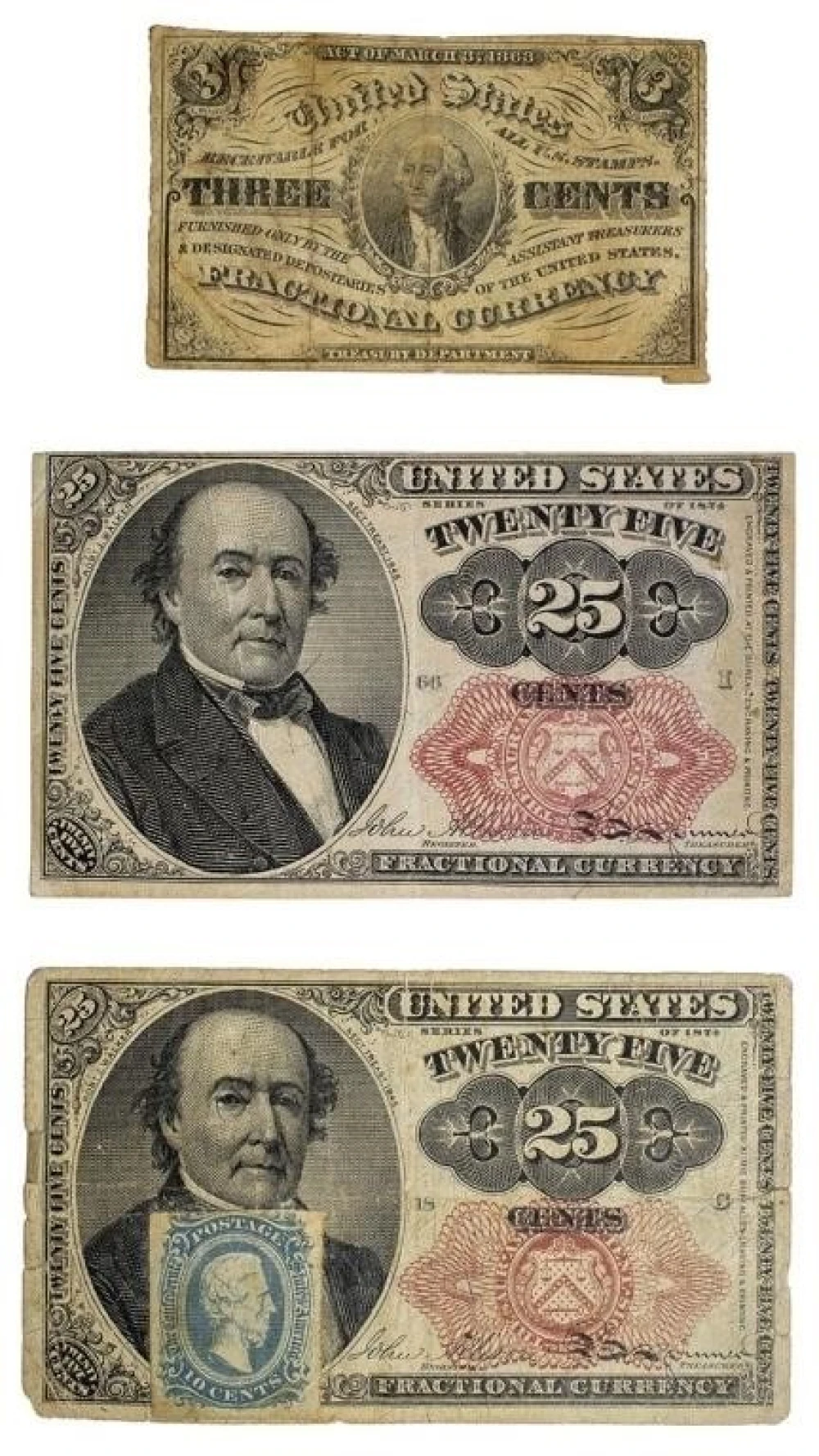 Fractional Currency Trio