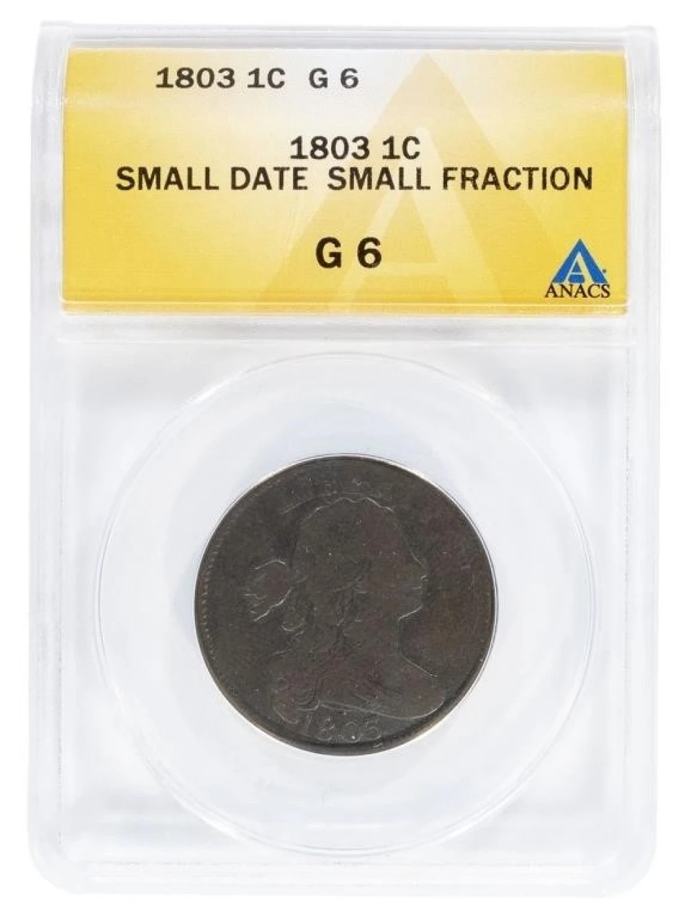 ANACS Good-6 1803 Cent